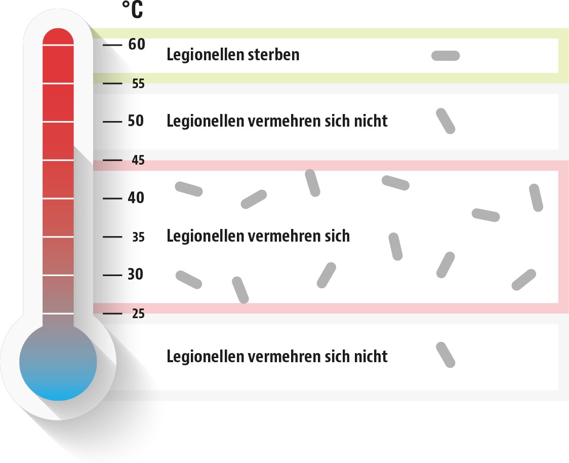 Legionellen Grafik