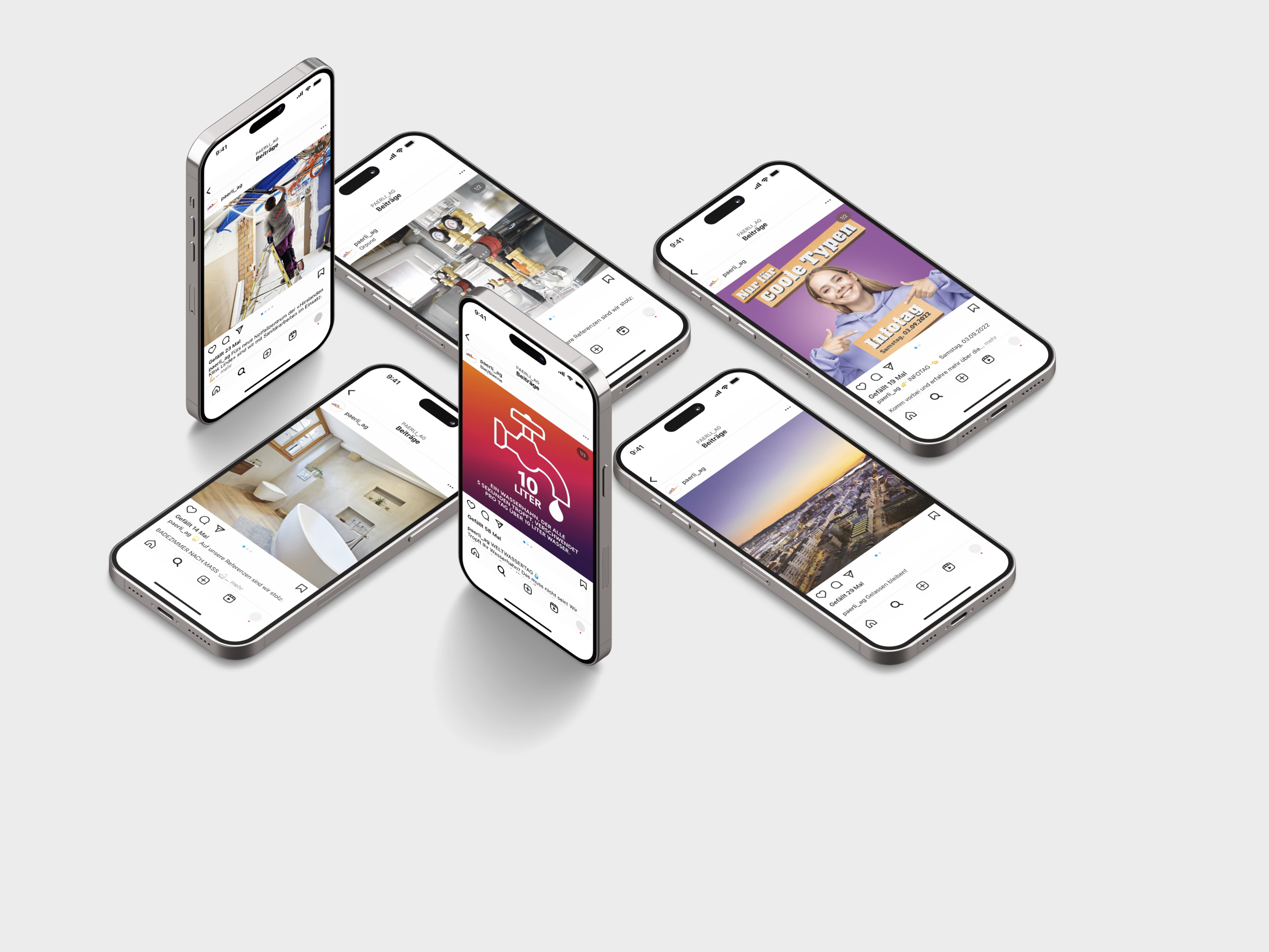 iPhone 14 Pro Mockup iPhones Group